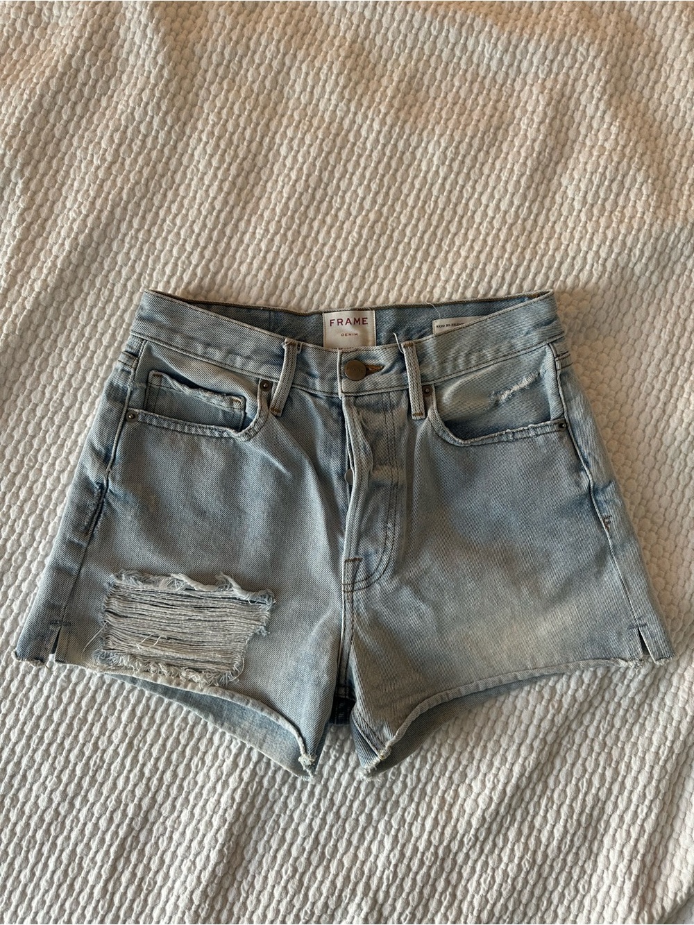 Frame Denim Rigid Re-Release Le Original Short - Picture 2 of 5